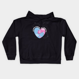 Vastness is bearable only through love. Kids Hoodie